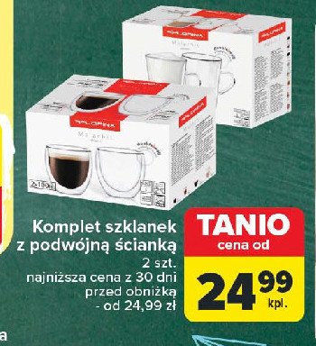 Szklanki z podwójną ścianką Florina (florentyna) promocja