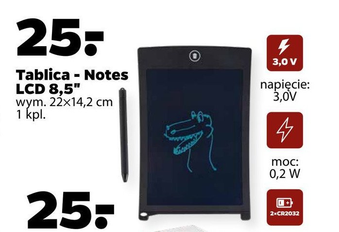 Tablica lcd do pisania i rysowania promocja