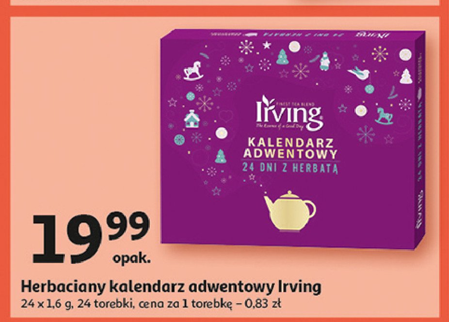 Kalendarz adwentowy Irving promocja w Auchan