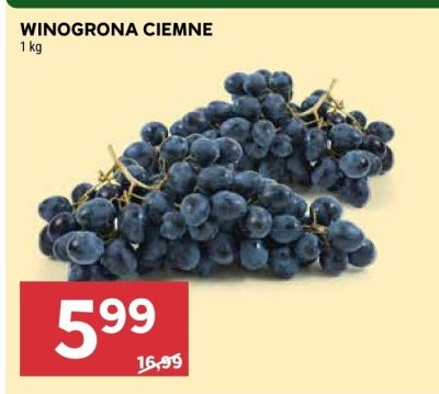 Winogrona ciemne promocja w Stokrotka
