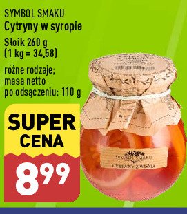 Cytryny w syropie Symbol smaku promocja