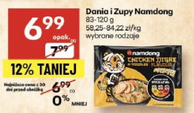 Dania i zupy Namdong promocja w Delikatesy Centrum