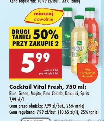 Koktajl daiquiri Vital fresh promocja