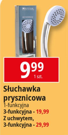 Słuchawka prysznicowa 3-funkcyjna promocja