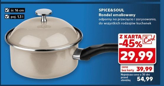 Rondel emaliowany Spice&soul promocja