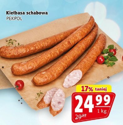 Kiełbasa schabowa Pekpol promocja w Prim Market