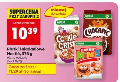Płatki śniadaniowe Nestle, 375 g różne rodzaje promocja w Biedronka