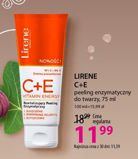 Peeling rewitalizujący LIRENE C+E PRO VITAMIN ENERGY promocja