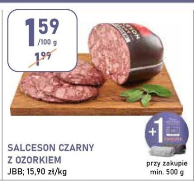 Salceson czarny z ozorkiem JBB promocja w Stokrotka