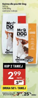 Karma dla psa Mr Dog Classic promocja w Delikatesy Centrum
