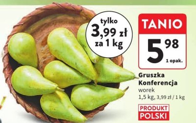 Gruszka Konferencja  promocja w Intermarche