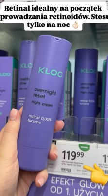Krem na noc Overnight Reset retinal 0.05% tucuma promocja w Rossmann