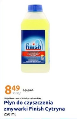 Płyn do czyszczenia zmywarki Finish Cytryna promocja w Action