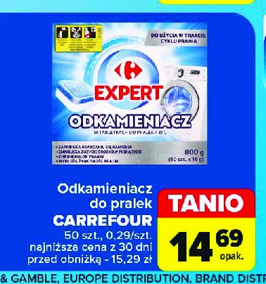 Odkamieniacz do pralek Carrefour expert promocja