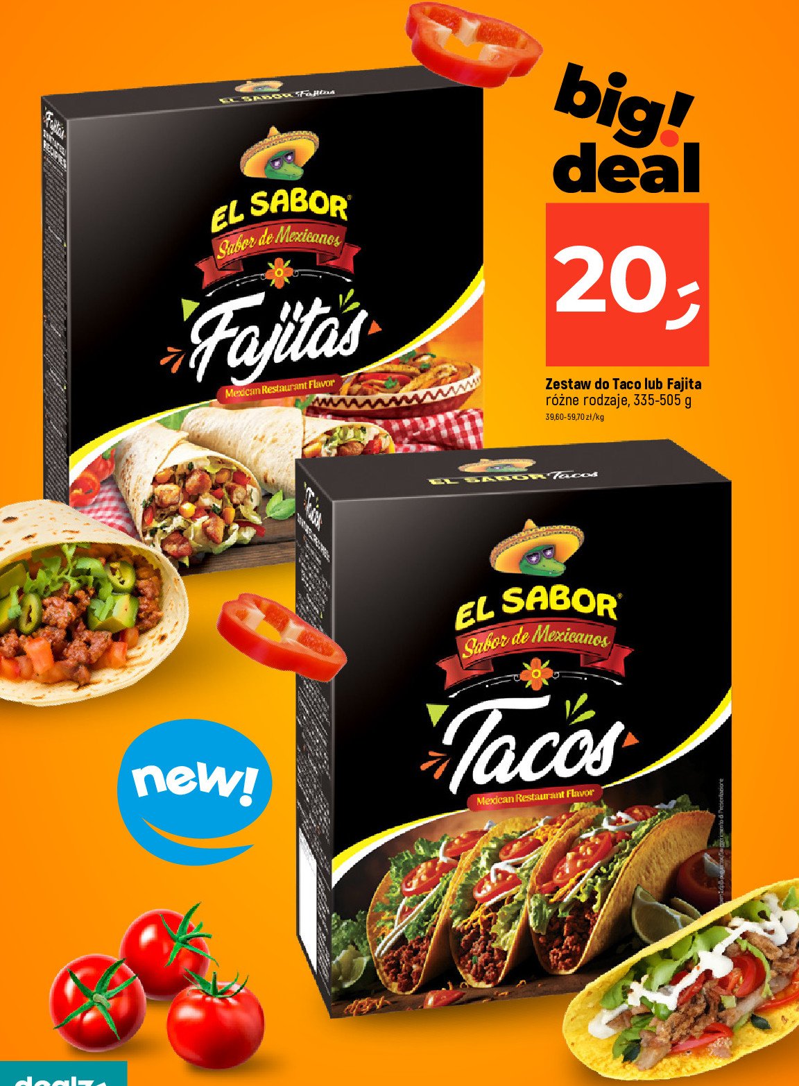 Taco dinner kit El sabor promocja