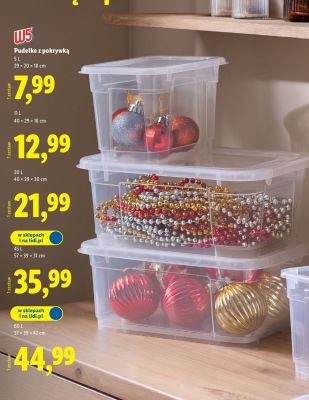 Pudełko z pokrywką W5 11L promocja w Lidl