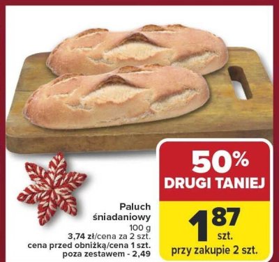 Paluch śniadaniowy promocja w Carrefour