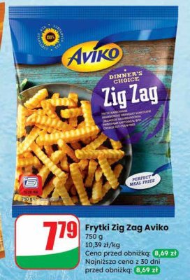 Frytki Zig Zag Aviko promocja w Dino