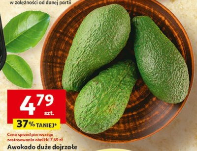 Awokado duże dojrzałe Auchan promocja