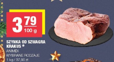 Szynka od szwagra Krakus Animex Wybrane rodzaje promocja w SPAR