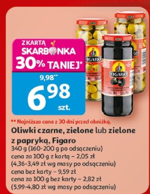 Oliwki czarne, zielone lub zielone z papryką promocja w Auchan