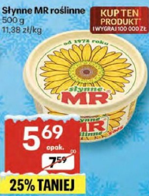 Słynne MR roślinne promocja w Delikatesy Centrum