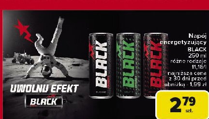 Napój energetyczny mojito Black energy promocja w Carrefour Market