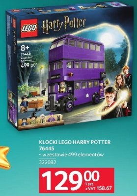 Klocki LEGO Harry Potter 76445 promocja w Selgros