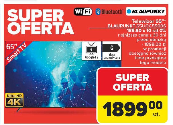 Telewizor 65" 65ugc5500s Blaupunkt promocja