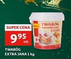 Twaróg sernikowy extra Jana promocja w Intermarche
