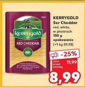 Ser cheddar white Kerrygold promocja