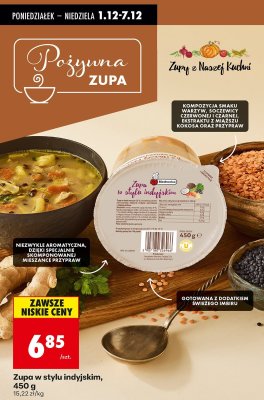 Zupa w stylu indyjskim Biedronka 450g promocja w Biedronka