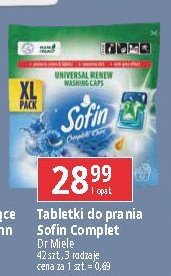 Kapsułki do prania universal renew SOFIN COMPLETE CARE promocja