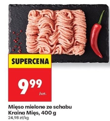 Mięso mielone ze schabu  promocja w Biedronka