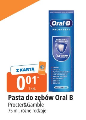 Pasta do zębów Oral B promocja w Leclerc