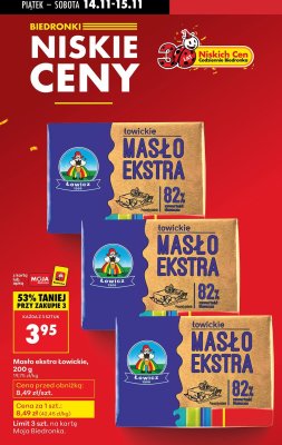 Masło promocja w Biedronka