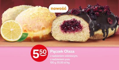 Pączek Olsza z nadzieniem yuzu promocja w Żabka