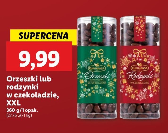 Orzeszki w czekoladzie Eurohansa promocja