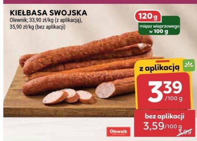 Kiełbasa swojska promocja w Stokrotka