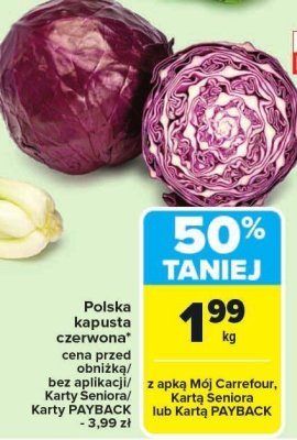 Kapusta promocja w Carrefour