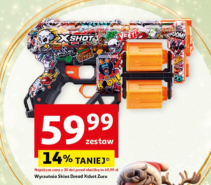 Wyrzutnia x-shot skins dread Zuru promocja w Auchan