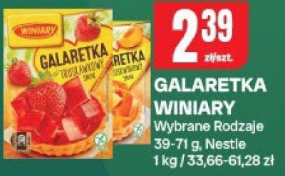 Galaretka Winiary Wybrane rodzaje 39-71 g, Nestle promocja w Chorten