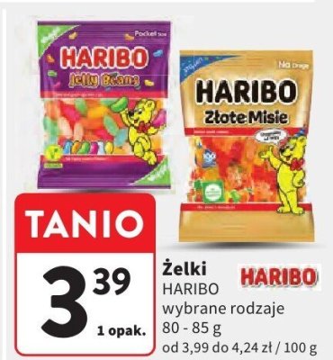 Żelki HARIBO TANGFASTRICKS promocja w Intermarche