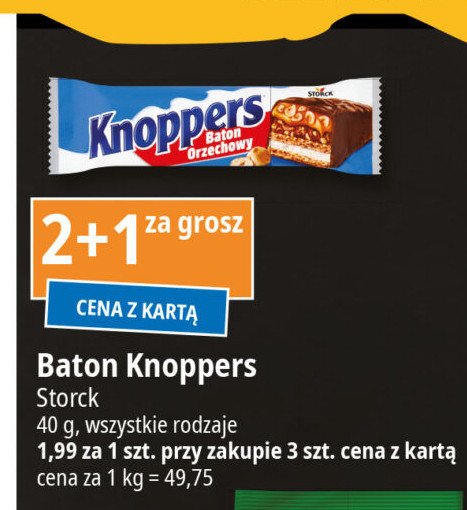 Baton Knoppers promocja w Leclerc