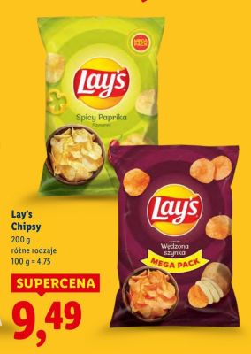 Chipsy Lay's promocja w Lidl
