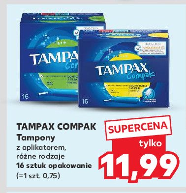 Tampony super Tampax compak promocja