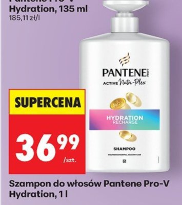 Szampon do włosów Pantene Pro-V Hydration, 1 l promocja w Biedronka
