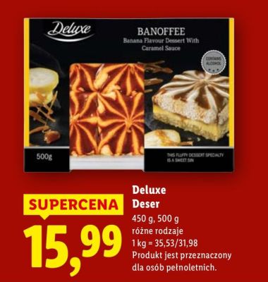 Deser Banoffee Deluxe promocja w Lidl