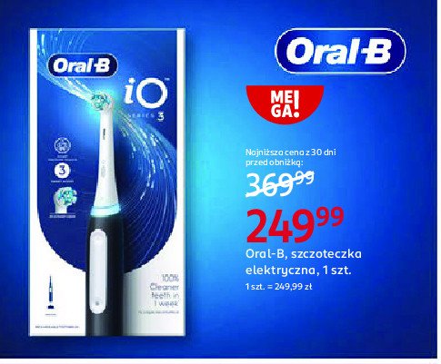 Szczoteczka series 3 ORAL-B IO promocja w Rossmann