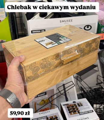 Chlebak bambusowy promocja w Biedronka